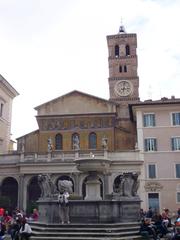 Basilica of Our Lady in Trastevere, Rome exterior