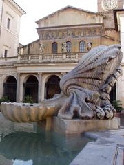 Fontana di Santa Maria in Trastevere in Italy