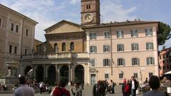 Santa Maria in Trastevere church in Rome