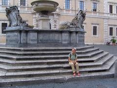 Piazza Santa Maria in Trastevere in Rome