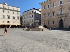 Fontaine de la Piazza Santa Maria in Rome