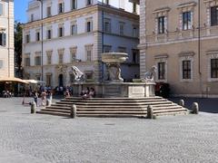 Fontaine de la Piazza Santa Maria, Rome