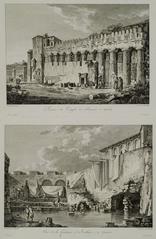 Ruins of the Temple of Minerva in Syracuse and View of the Fountain of Arethusa, 1786