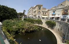 Fonte Aretusa in Syracuse, Sicily, Italy