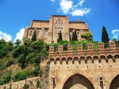 Siena, Fontebranda and Basilica Cateriniana San Domenico