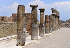 Forum of ancient Roman Pompeii