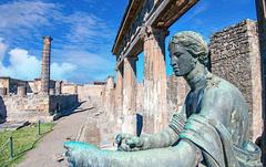 Apollo statue in the Temple of Apollo, Pompeii