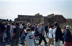 Ancient ruins of Pompeii on April 15, 2004