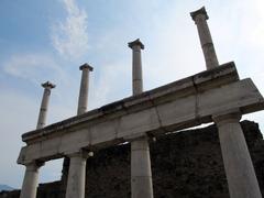 Entrance columns of the Basilica