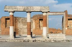 Building of Eumachia in Pompeii Forum entrance