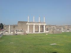 Foro in Rome during daylight with ancient ruins and buildings