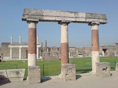 Panoramic view of Foro Romano in Rome