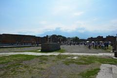 Pompeii Forum monument in Italy