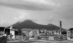 Foro ruins in Pompeii, Italy