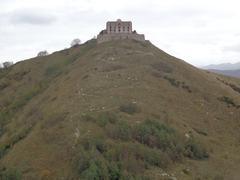 Forte Diamante in Genova against a clear blue sky