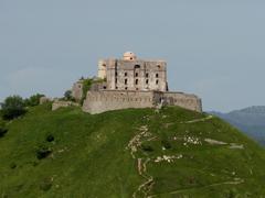 View of Fort Diamante in Sant'Olcese, Genoa