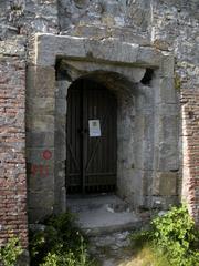 Fort Diamante barracks gate in Sant'Olcese, Genoa