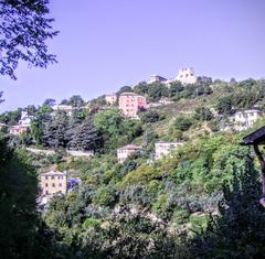 Forte Santa Tecla and old houses on Salita Santa Tecla hill