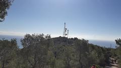 Antennas on Trinitat Hill