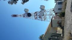 antennas on the Trinitat hill