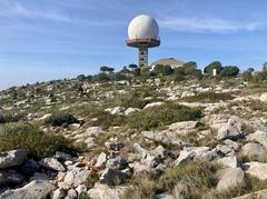 Begues PSR radar in Parc del Garraf