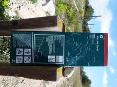 Scenic view of Camí de Can Lluçà trail in the GR92 route between Can Lluçà and Garraf