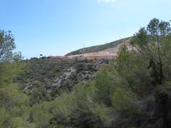 Scenic hiking trail Camí de Can Lluçà on GR92 between Can Lluçà and Garraf