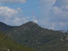 Mountain peak beside Coll Roig