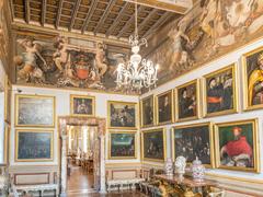 Galleria Spada interior with Baroque art and architecture