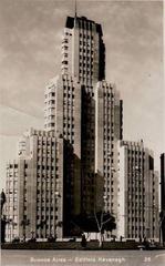 Edificio Kavanagh viewed from Plaza San Martín in 1937