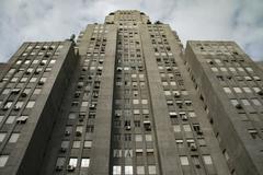 Edificio Kavanagh in Buenos Aires from a low-angle view