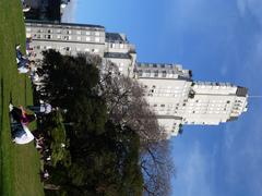 Kavanagh Building in Buenos Aires viewed from San Martín Plaza