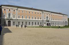 La Manica Nuova of Palazzo Reale in Turin viewed from the Royal Gardens