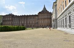 Palazzo Reale in Turin seen from the Royal Gardens