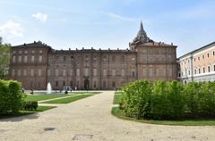 Palazzo Reale in Turin seen from the upper part of the Royal Gardens