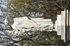 Upper part of the Royal Gardens of Turin with access through the Royal Palace of Turin