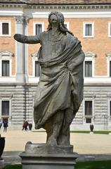 The upper part of the Royal Gardens of Turin