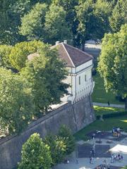 Torrione delle Mura di Torino ai Giardini Reali