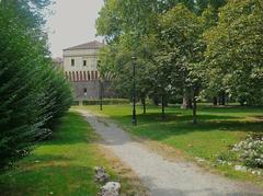 External view of the Royal Gardens of Turin