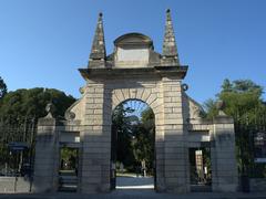 Monument in Giardini Salvi, Italy, part of Italian cultural heritage