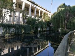 cultural heritage monument in Italy reflecting on calm water