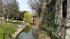 monument in Giardini Salvi, Vicenza, Italy