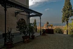 View North along Villa Bardini in Giardino Bardini, Florence