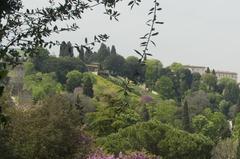 View west on Giardino Bardini in Florence