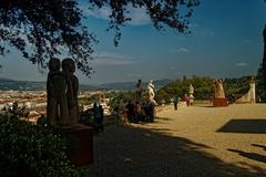 View of Giardino Bardini in Florence, April 2010