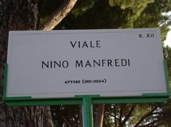 Viale Nino Manfredi street in Rome