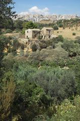 View of Agrigento from Kolymbetra Garden