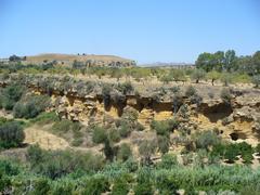 small canyon next to the Valley of the Temples