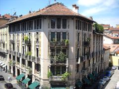 Casa Galimberti facade in Milan