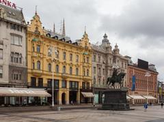 Ban Jelačić statue in Zagreb